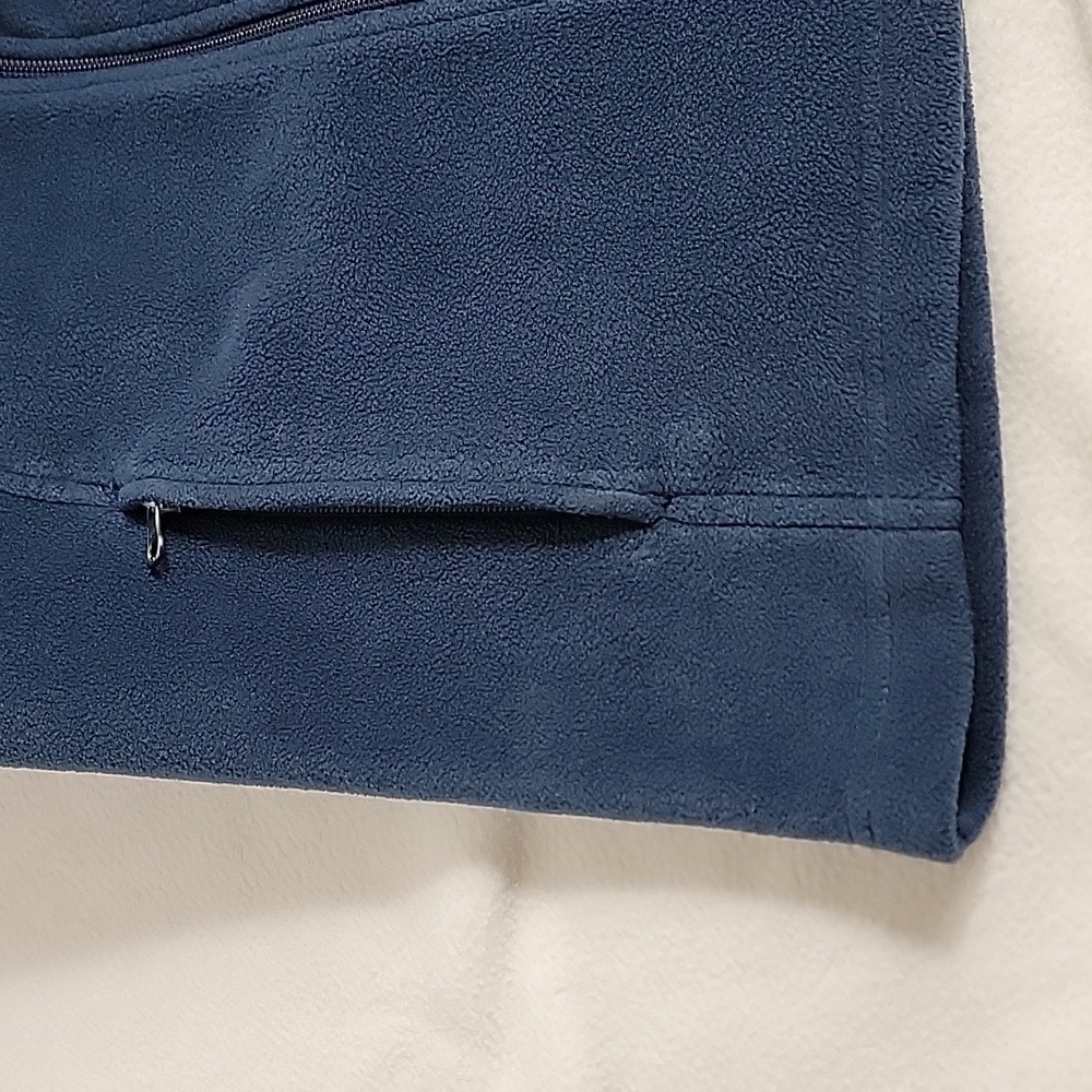Columbia Women's Blue Zip Up Fleece Jacket, XL 18-20 - Picture 8 of 12